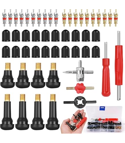 Laser 5540 Kit Attrezzi Per Valvole Pneumatici 3 Pezzi - Per Auto, Moto E Furgoni - 4