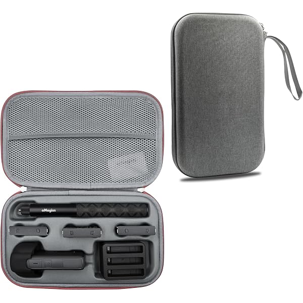 Custodia Da Trasporto Per Insta360 X4 Air – Capiente Organizer Antipolvere In Nylon, Resistente Agli Urti E Alla Pressione, Con Tracolla Regolabile E Doppia Cerniera, Per Fotocamera E Accessori