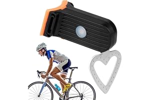 FOWAY Led Bike Tail Light Creative Heart Shape Rear Bike Tail Light With 3 Modes, Usb Charging Bicycle Brake Light Bike Back Light For City, Commuting, Adventure
