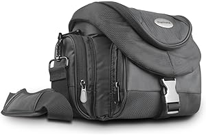 Mantona 270035 Neolit I Borsa per reflex, colore: Nero