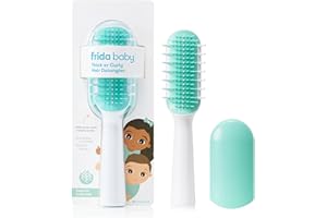 Frida Baby Toddler Hair Brush: Strong Bristle Hair Brush for Thick or Curly Hair