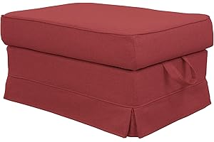 Dagra Perfekter Bezug für EKTORP Hocker (Red A08)