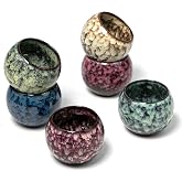 Bofanze 6 Pieces Espresso Coffee Cups 150ml Ceramic Cups Without Handle | Ceramic, 150 ml, without handle, for coffee and tea