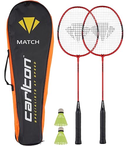 Raquettes De Badminton OGEENIER GT4 - 2 Raquettes + Volants + Sac - Aluminium/Carbone - Pour Débutants Et Loisirs - 2