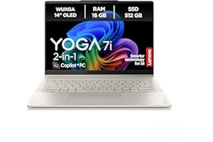 ‎LENOVO Lenovo Yoga 7i 2-in-1 AI Laptop | Copilot+ PC | 14" 2.8K OLED | Intel Core Ultra 7 256V | 16GB RAM | 512GB SSD | Intel Arc GPU | Win11 | QWERTZ | inkl. Yoga Pen | 3 Jahre Garantie Exklusiv bei Amazon