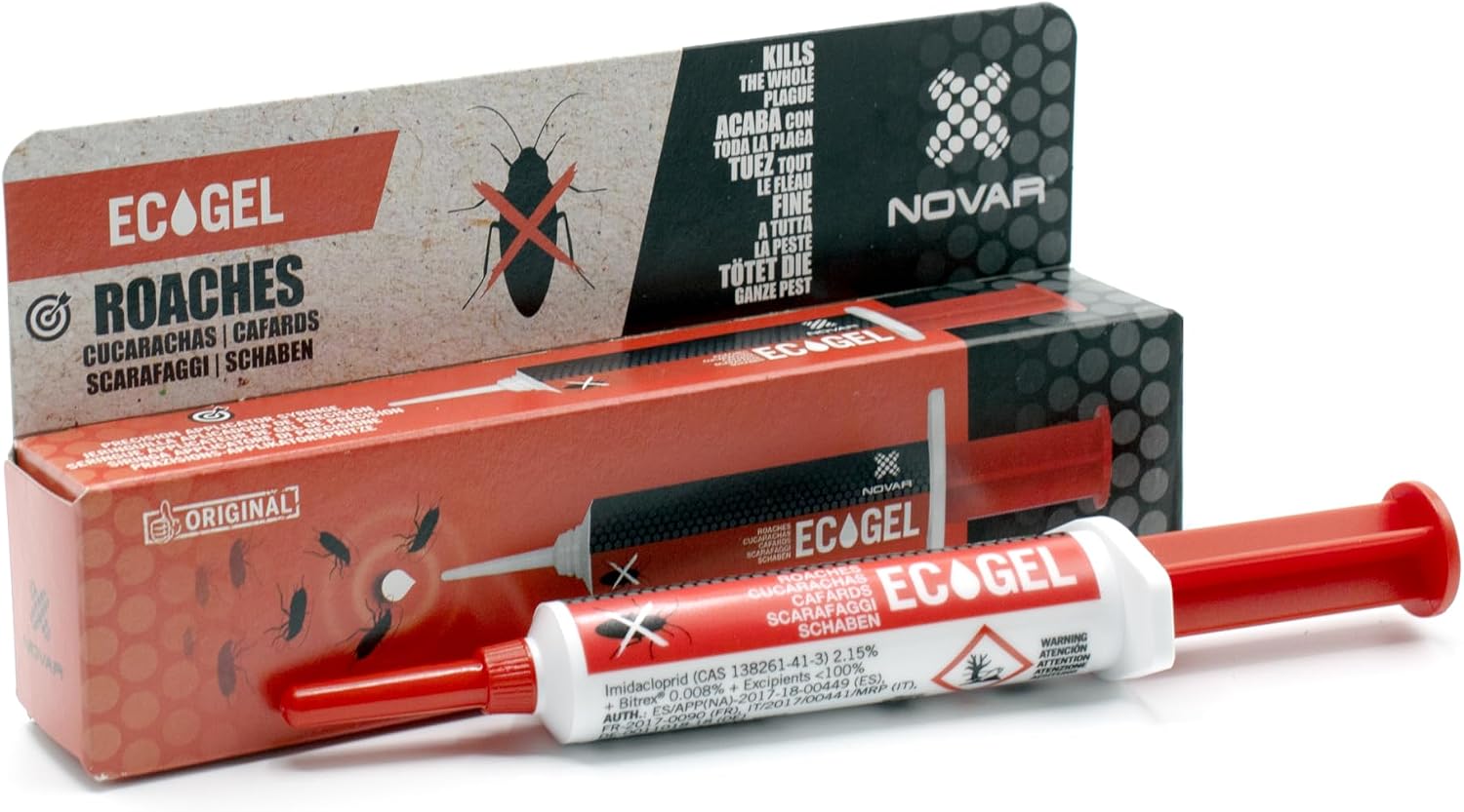 Prise en Main & Utilisation au Quotidien : NOVAR ECOGEL Jeringuilla contra cucarachas Ef