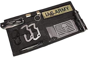 Wynex Molle - Organizador de Paneles de Visera para Coche, táctico, Compatible con Visera de vehículo, Bolsa de Almacenamiento, Talla única Negro