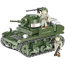 COBI Sherman M4A2E8(76)W - Maquette à Construire 865 Pièces - Échelle 1:35 - 5 Figurines - Seconde Guerre Mondiale