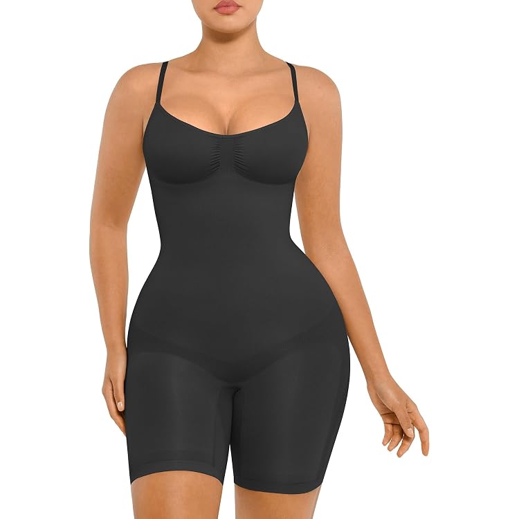 Figurformender Body Für Damen – Leichte Kontrolle, Bequem, Mit Tanga-Design, Für Frühling & Herbst