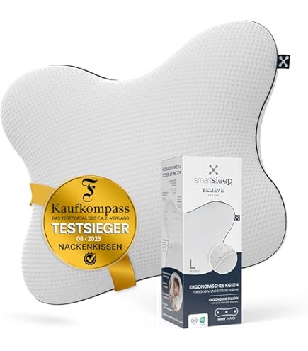 smartsleep® smart Relaxing Pillow Bauchschläferkissen I Dünnes