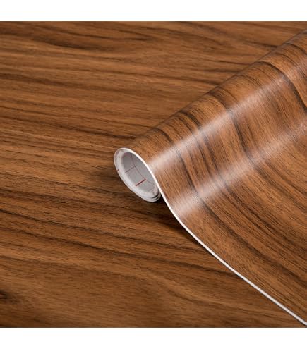 d-c-fix Möbel-Klebefolie Nussbaum mittel 45 cm x 2 m Holzoptik Folie | abwaschbare und selbstklebende Deko-Folie für Küche, Schrank, Tisch & Fensterbank