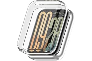 FTRONGRT Etui kompatybilne z Xiaomi Smart Band 9 Pro, odporne na zarysowania, miękkie powlekanie TPU, kompleksowa ochrona, etui do zegarka Xiaomi Smart Band 9 Pro, przezroczyste