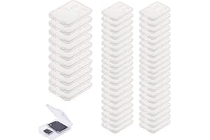 KOKOBASE Caja de almacenamiento de plástico para tarjetas TF de 100 unidades, caja de protección multifunción resistente al agua, para memoria Microsd y Mmc (100 unidades)