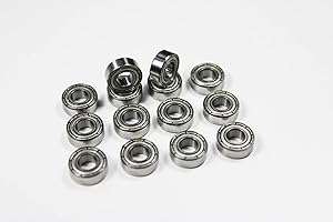 CNCTEC Jeu de roulements à billes pour Tamiya Fighter DT-02/DT-03 Kit de réglage Neo Fighter AQROSHOT DT02 DT03