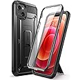 SUPCASE [Unicorn Beetle Pro Series] Case Designed For iPhone 13 Mini, 5.4" (2021 Release), Full-Body Rugged Holster Case With Built-in Screen Protector & Kickstand & Belt-Clip - Black
