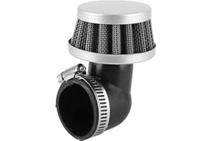 FOLOSAFENAR Bent Angled Air Filter , 1 . 4in Air Filter Pod Cleaner , Bent Angled Pod Air Filter ATV Accessory , for 90cc 110cc Pit Most Quad Dirt Bike ATV