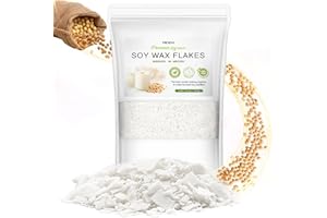 TRINIDa Soy Wax for Candle Making, 1KG SoyPRO Candle Wax Flakes, 100% Soy Wax Supplies of Candle Making for Adults and Beginners, Premium Pure Natural