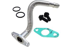 AUGREX 5.9L Oil Return Drain Line, 5135786AB, 3970875, Turbo Oil Return Pipe Tube for Dodge Cummins 5.9L Diesel 2004 2005 2006 2007, Engine Turbocharger Oil Return Hose Line