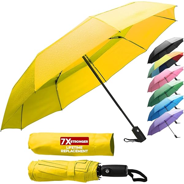 Opvouwbare Schouderband Reisparaplu Doppler Trekking Rood