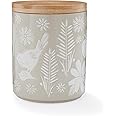 Cooksmart Ceramic Airtight Storage Jars | Storage Jars & Canisters Perfect For Pasta Storage & Rice Storage | Storage Jars With Lids For All Type Of Foods- Homestead
