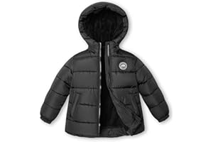 maoo garden Doudoune Hiver Fille 100-128cm - Manteau léger imperméable à doublure polaire