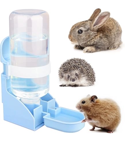 2x Automatische Trinkflaschen Für Kaninchen & Nager - 600ml Wasserspender Für Käfige