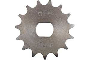 BISOMO Antriebskettenrad, Ritzel aus hochwertigem Stahl, 15 Zahn für Simson S51 S53 S70 SR50 SR80 KR51/2