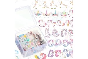 RONOZA 80 Stück Einhorn Tortendeko Essbar,Einhorn Kuchendeko Einhorn Deko Torte Essbar Einhorn Cake Topper Einhorn Torte Einhorn Deko Torte Für Kinder Mädchen Junge Geburtstag Baby Shower Party