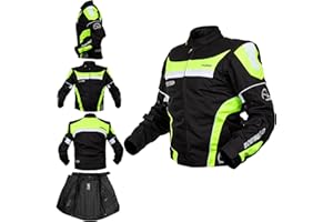 A-pro Moto CE Protections Textile Veste Blouson Manchon Démontable Gilet Termique