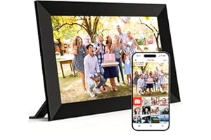 haipky 10.1 inch Smart Cloud WIFI Digital Picture Frame 1280x800 Full IPS Touchscreen With Free Frameo APP, Easy Share Photos or Videos, Sleep Mode, 16GB Storage