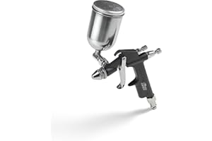 FIAC Pistola de pulverización para pintar pequeñas superficies modelo 1863, aerógrafo con depósito de pintura de 100 ml, boquilla de 0,8 mm, presión máxima 3 bar
