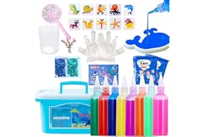 LENCYOTOOL 26Pcs Magic Water Elf Toy Set 3D Handmade Magic Gels Sensory Toys Water Elf Playset Jelly Sea Animals Colorful Educational Toys Magic Water Toys Creative Baby Painting Toys For Boys Girls Gifts