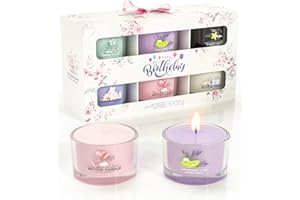 BOYUJK Birthday Gifts for Women | Scented Candles Gift Set for Anxiety | 6 Scented Filled Votive Candles | Relaxation Candles Gifts for Women (Elegant Gifts)