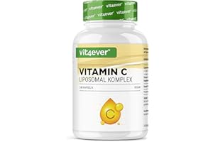 VIT4EVER Vitamine C liposomale - 240 gélules végétaliennes - Premium : hautement dosée avec 1000 mg de vitamine C pure par jour - biodisponibilité particulièrement élevée