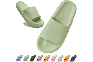 IDEINER Unisex Ciabatte Nuvola Ultra Morbide Pillow Slides Doccia Antiscivolo con Suola Spessa Comode Eva Pantofole Taglia 36-47