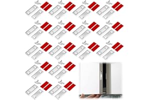 EXIN DECHEN Magnesy na drzwi szafy, 16 sztuk, bardzo cienkie, samoprzylepne, do drzwi szafy, bardzo mocne, magnetyczne zamknięcie na drzwi, do szafy, magnesy na drzwi meblowe