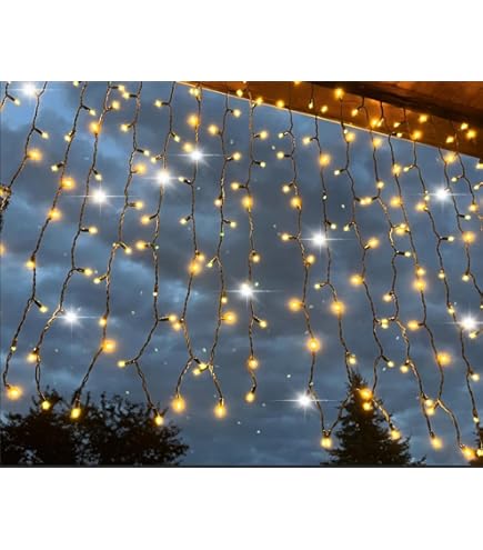 LED Lichterkette Mit Warmweiß & Kaltweiß – 10 M, 100 LEDs, 11 Modi, IP67, Erweiterbar Bis 80 M
