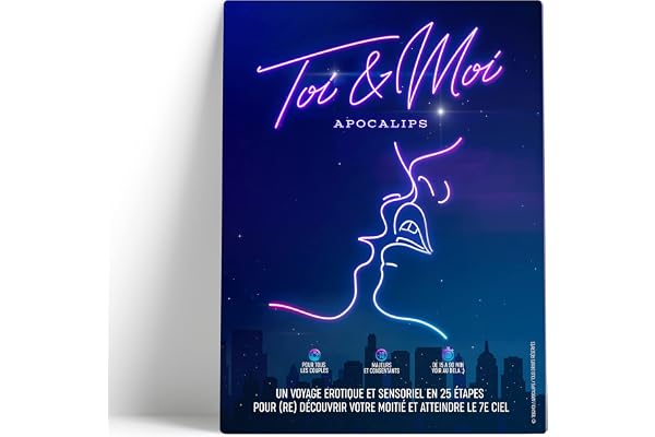 Calendrier de l'Avent Sexy Adulte Couple I Toi et Moi I 25 étapes pour Pimenter votre Couple avec des Mises en Situation Irresistibles I en Français I Matériaux de Qualité