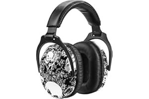 ZOHAN 030 Casque Anti Bruit Enfant Facilement Réglable Pliable, Protection Auditive confortable avec Sac de Transport, SNR 25dB pour l’Autisme, TDAH, Feux d’Artifice, Concert, (Le crâne)