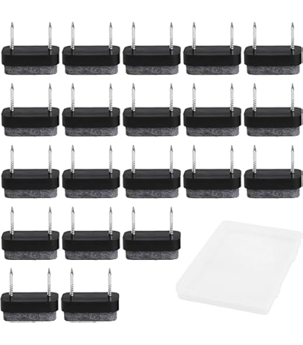 24 Stück Filzgleiter Mit Nagel - 30mm Schutzgleiter Für Stühle & Möbel
