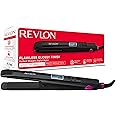 Revlon RVST2165 Flawless Glossy Finish Ionic Technology Digital Hair Straightener, One Size - Black