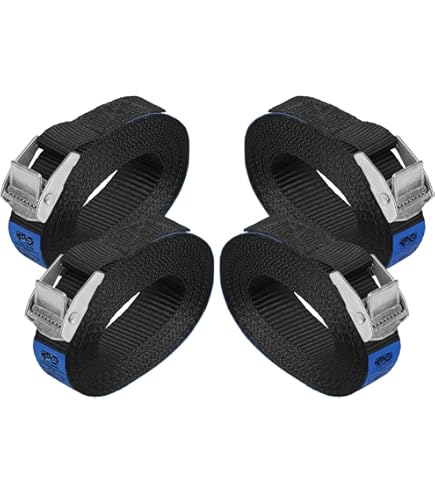 Braun Spanband 2000-2-800 4060 4000 daN, tweedelig, voor professionals, volgens DIN EN 12195-2, kleur oranje, 8 M lengte, 50 mm bandbreedte, met ratel en triangel