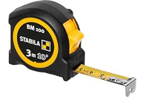 Flexómetro Stabila Serie BM100 de 3 m. en cm. y pulgadas