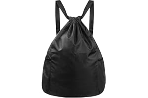 HexinYigjly Mochila con cordón, bolsa de deporte, bolsa de natación, mochila impermeable para deportes, bolsa con cordón para hombres y mujeres para deportes, escuela, viajes, natación y gimnasio