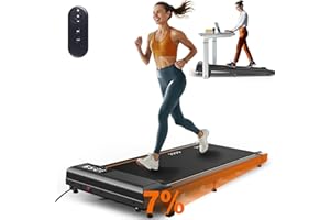 MettleMatic TW1 Cinta de Correr - Walking Pad 2,25HP, Capacidad de Carga de 100KG, Velocidad de 1 a 6 km/h, inclinación del 7%, Cinta de Andar no Requiere instalación