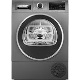 Bosch, WQG245DRES Heat Pump Dryer, Series 6, 9 kg, Anthracite | Gentle drying to protect your favorite garments every cycle.