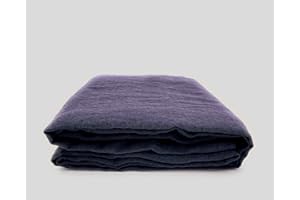 ‎JOWOLLINA JOWOLLINA Laken Bettlaken Überwurf 100% Leinen Soft Washed Finish180 g/m2 (240x260 cm, Peacoat)
