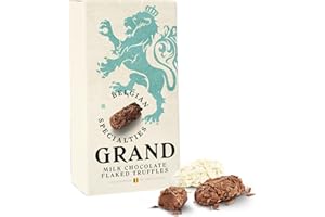 GRAND BELGIAN SPECIALTIES Truffes enrobées de feuilles de chocolat belge GRAND 100gr, truffes à offrir, chocolats à offrir, Authentique Chocolat Belge d'héritage