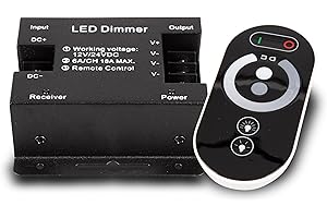 MEXTRONIC PWM LED Strips dimmer 12 / 24V a control remoto 18A Touch RF