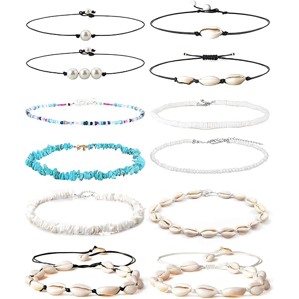 Bracelet De Cheville Coquillage Bergerlin - Fermoir Doré Adjustable - Authentique Et Certifié - Taille XS-L - Cadeau Plage